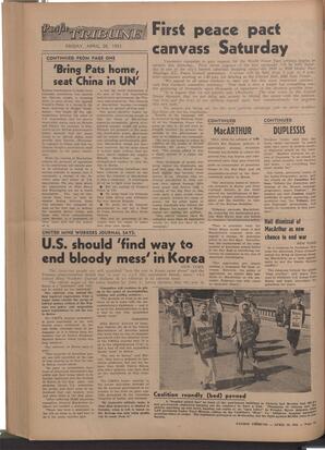   The Pacific Tribune - Friday, April 20, 1951   , page 12