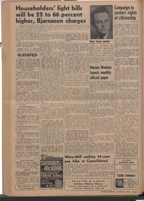   The Pacific Tribune - Friday, March 16, 1951   , page 2