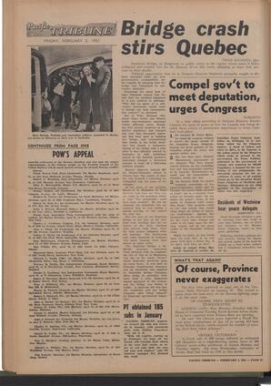  The Pacific Tribune - Friday, February 2, 1951   , page 12