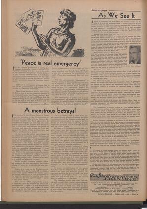   The Pacific Tribune - Friday, February 2, 1951   , page 8