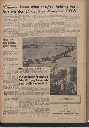   The Pacific Tribune - Friday, January 12, 1951   , page 3