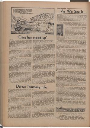   The Pacific Tribune - Friday, December 8, 1950   , page 8
