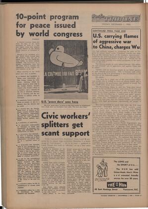   The Pacific Tribune - Friday, December 1, 1950   , page 12