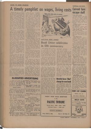   The Pacific Tribune - Friday, December 1, 1950   , page 10