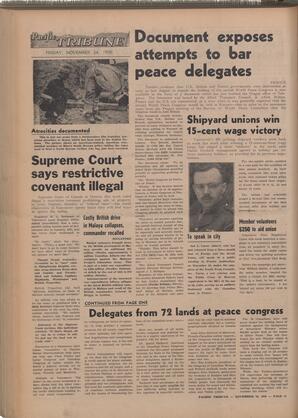   The Pacific Tribune - Friday, November 24, 1950   , page 16
