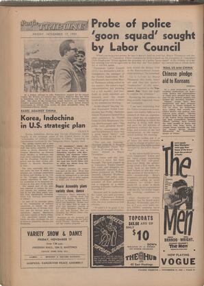   The Pacific Tribune - Friday, November 17, 1950   , page 12