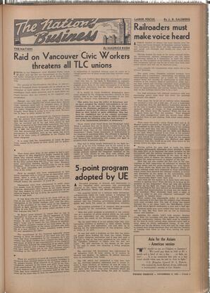   The Pacific Tribune - Friday, November 17, 1950   , page 9