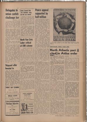   The Pacific Tribune - Friday, November 17, 1950   , page 7