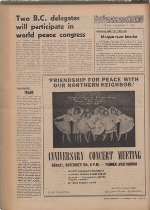   The Pacific Tribune - Friday, November 3, 1950   , page 12