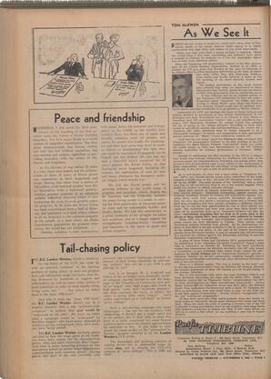   The Pacific Tribune - Friday, November 3, 1950   , page 8