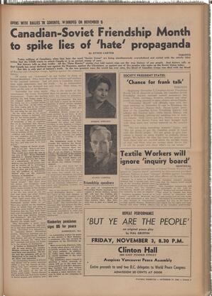   The Pacific Tribune - Friday, October 27, 1950   , page 7