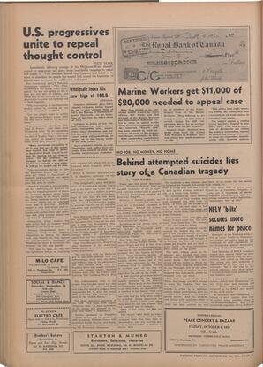   The Pacific Tribune - Friday, September 29, 1950   , page 6