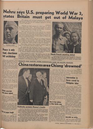   The Pacific Tribune - Friday, September 29, 1950   , page 3