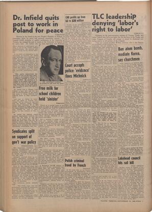   The Pacific Tribune - Friday, September 29, 1950   , page 2