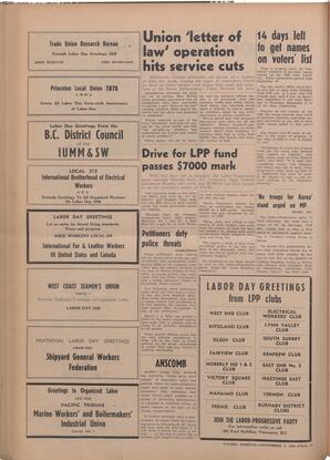   The Pacific Tribune - Friday, September 1, 1950   , page 6