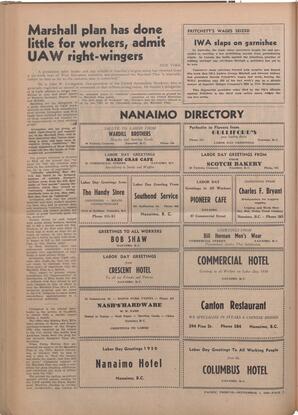   The Pacific Tribune - Friday, September 1, 1950   , page 2