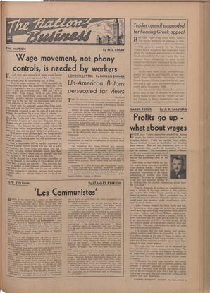   The Pacific Tribune - Friday, August 25, 1950   , page 9