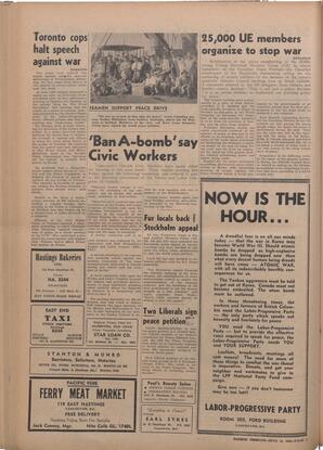   The Pacific Tribune - Friday, July 14, 1950   , page 2