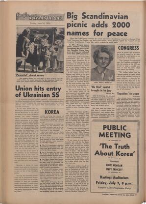   The Pacific Tribune - Friday, June 30, 1950   , page 12