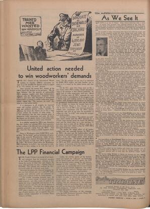   The Pacific Tribune - Friday, June 9, 1950   , page 8