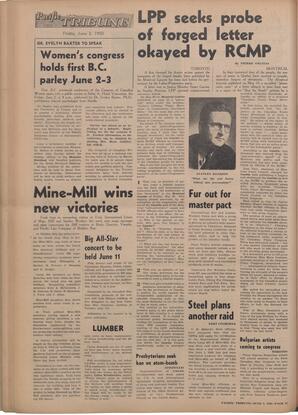   The Pacific Tribune - Friday, June 2, 1950   , page 12