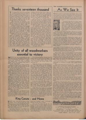   The Pacific Tribune - Friday, May 19, 1950   , page 8