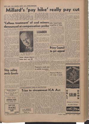   The Pacific Tribune - Friday, May 19, 1950   , page 7