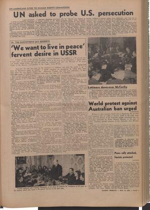   The Pacific Tribune - Friday, May 19, 1950   , page 3