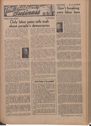   The Pacific Tribune - Friday, April 21, 1950   , page 9