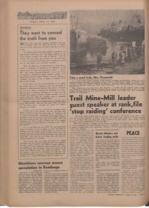   The Pacific Tribune - Friday, April 14, 1950   , page 12