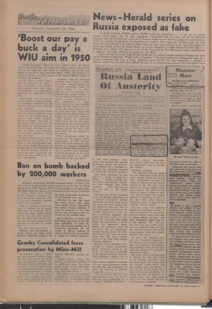   The Pacific Tribune - Friday, January 20, 1950   , page 12