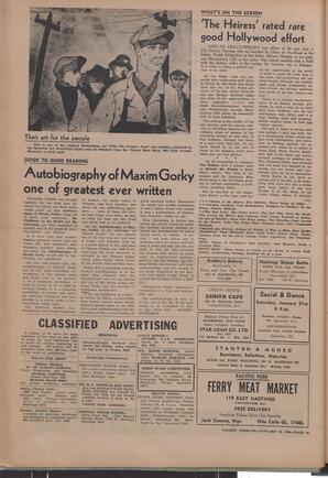   The Pacific Tribune - Friday, January 20, 1950   , page 10