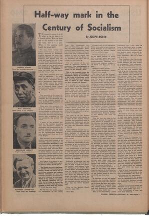   The Pacific Tribune - Friday, January 13, 1950   , page 4