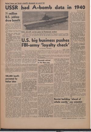  The Pacific Tribune - Friday, January 13, 1950   , page 3