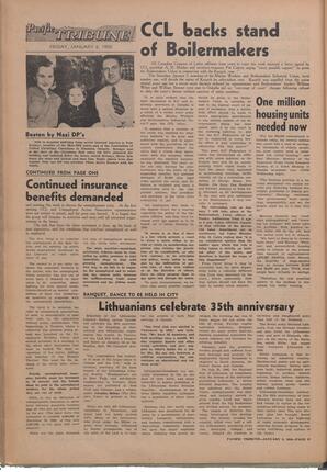   The Pacific Tribune - Friday, January 6, 1950   , page 12