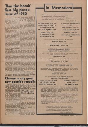   The Pacific Tribune - Friday, January 6, 1950   , page 7