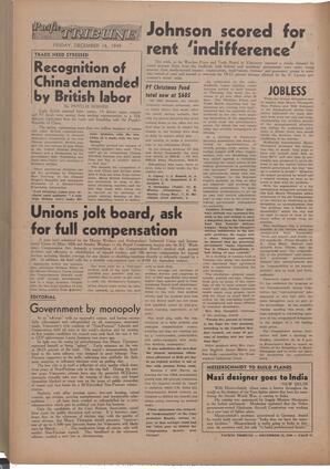   The Pacific Tribune - Friday, December 16, 1949   , page 12