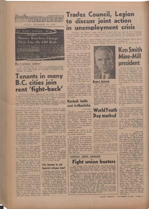   The Pacific Tribune - Friday, November 18, 1949   , page 12