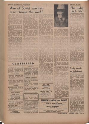   The Pacific Tribune - Friday, November 4, 1949   , page 10