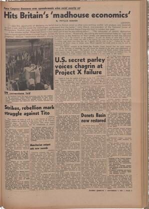   The Pacific Tribune - Friday, November 4, 1949   , page 3