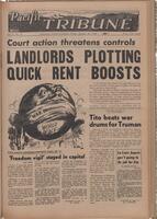 The Pacific Tribune - Friday, October 28, 1949