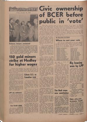   The Pacific Tribune - Friday, October 28, 1949   , page 12