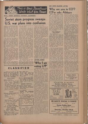   The Pacific Tribune - Friday, October 14, 1949   , page 11