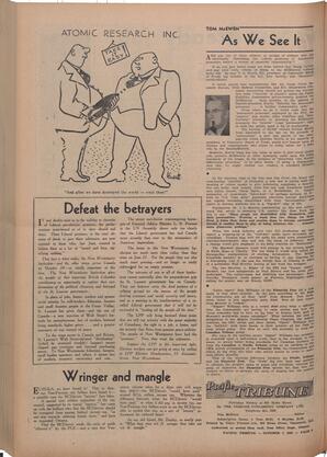   The Pacific Tribune - Friday, October 7, 1949   , page 8