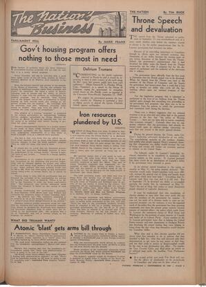   The Pacific Tribune - Friday, September 30, 1949   , page 9