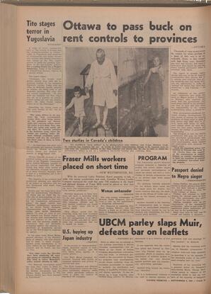   The Pacific Tribune - Friday, September 9, 1949   , page 12