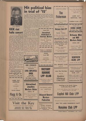   The Pacific Tribune - Friday, September 2, 1949   , page 6