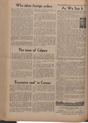   The Pacific Tribune - Friday, August 5, 1949   , page 8