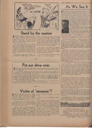   The Pacific Tribune - Friday, April 15, 1949   , page 8