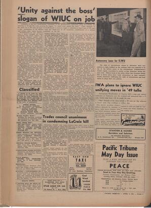   The Pacific Tribune - Friday, April 8, 1949   , page 6